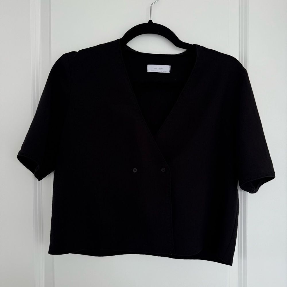 OAK + FORT | Tailored Short sleeve top